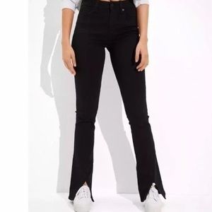 American eagle split jeans